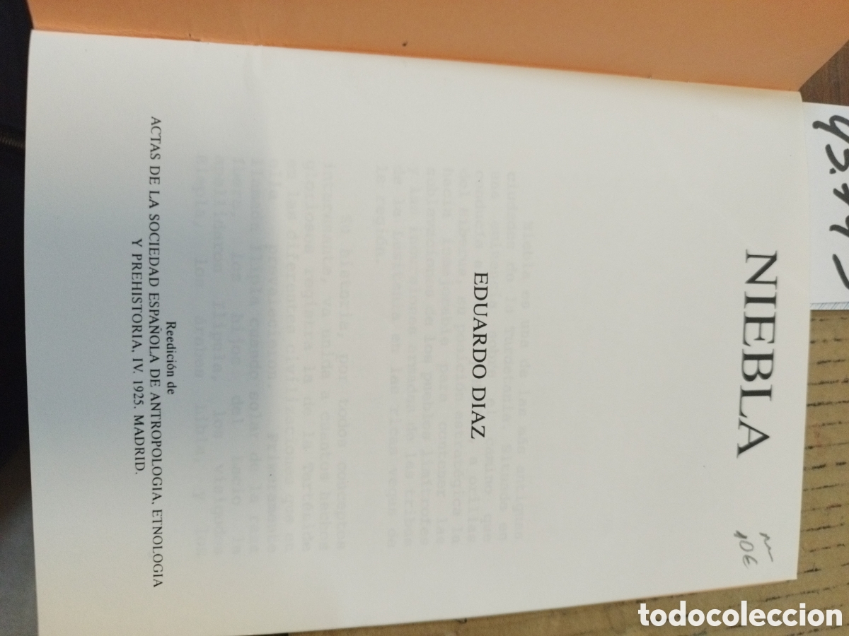Libros: NIEBLA. Reedici&oacute;n - DIAZ,Eduardo - Foto 3