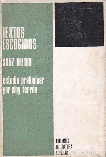Libros: Textos escogidos - SANZ DEL RIO, Juli&aacute;n - Foto 1