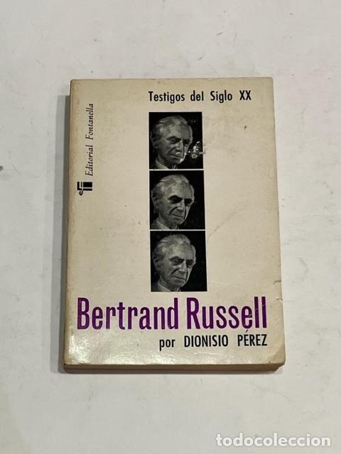 Libros: P&Eacute;REZ, Dionisio. - Bertrand Russell. - Foto 1