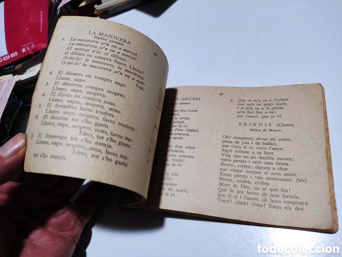 Libros: Libro cansons a Flor de Llavi, Barcelona 1957 - Foto 6