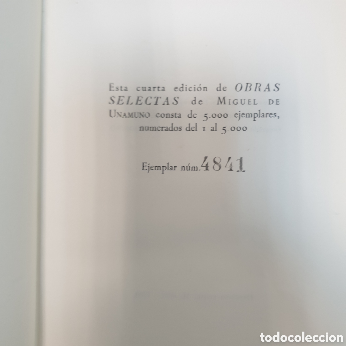 Libros: Obras selectas MIGUEL DE UNAMUNO - Foto 3