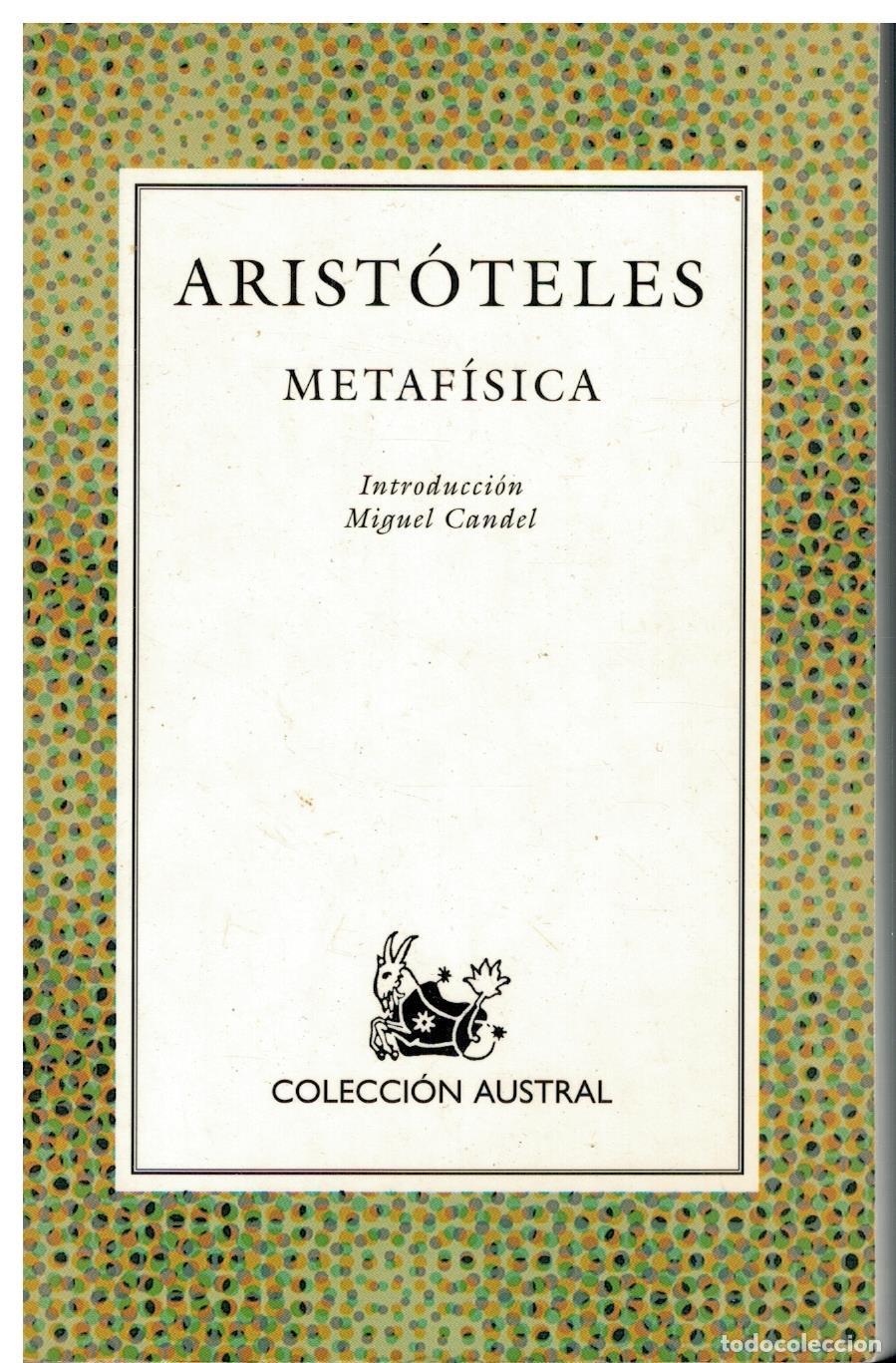Libros: METAF&Iacute;SICA. Introducci&oacute;n de Miguel Candel. - Foto 1
