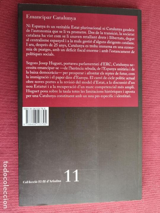 Libros: EMANCIPAR CATALUNYA - JOSEP HUGUET - ANGLE EDITORIAL. - Foto 5