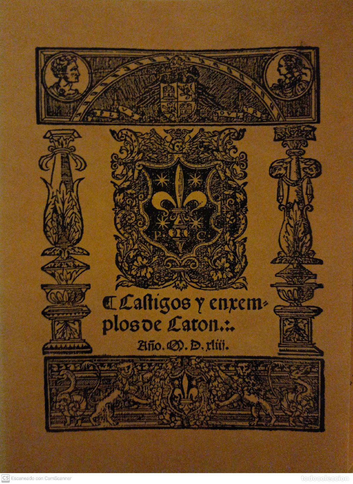 Libros: Castigos y ejemplos de Cat&oacute;n - Foto 1