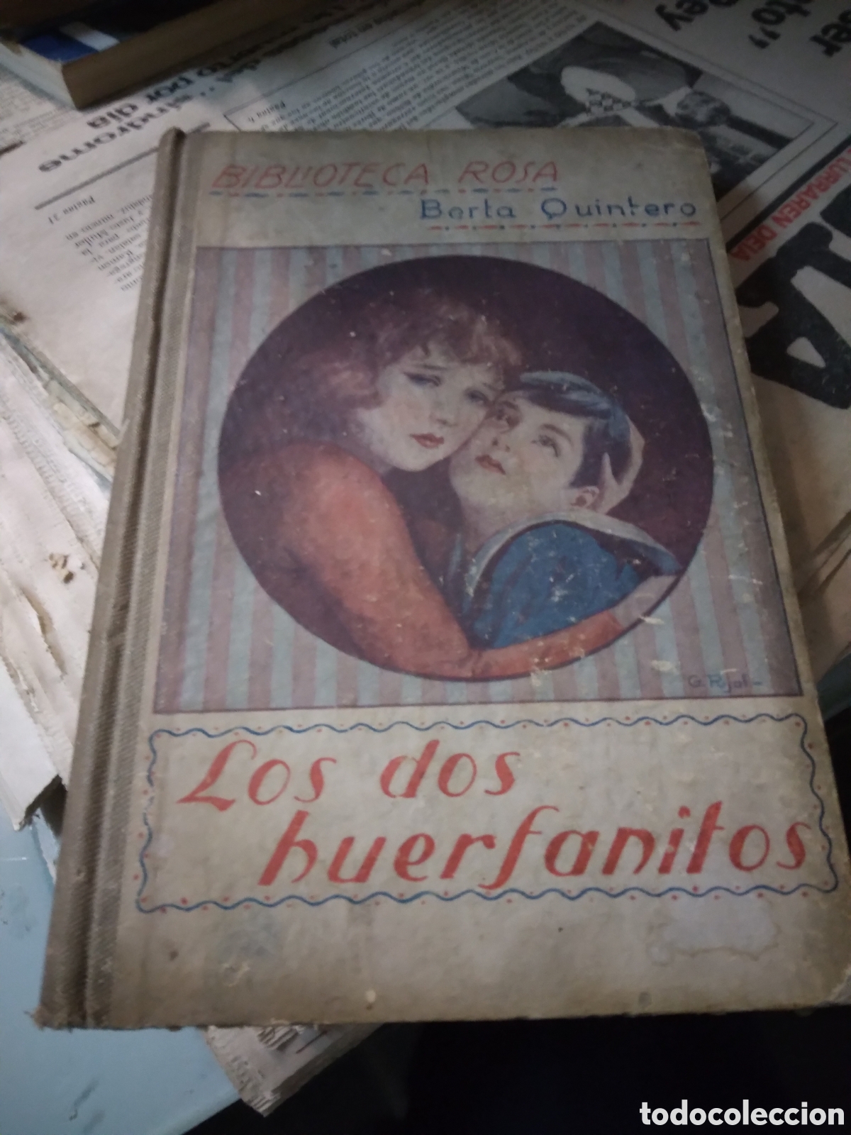 Libros: Berta Quintero, Los dos hu&eacute;rfanos, Biblioteca Rosa - Foto 1
