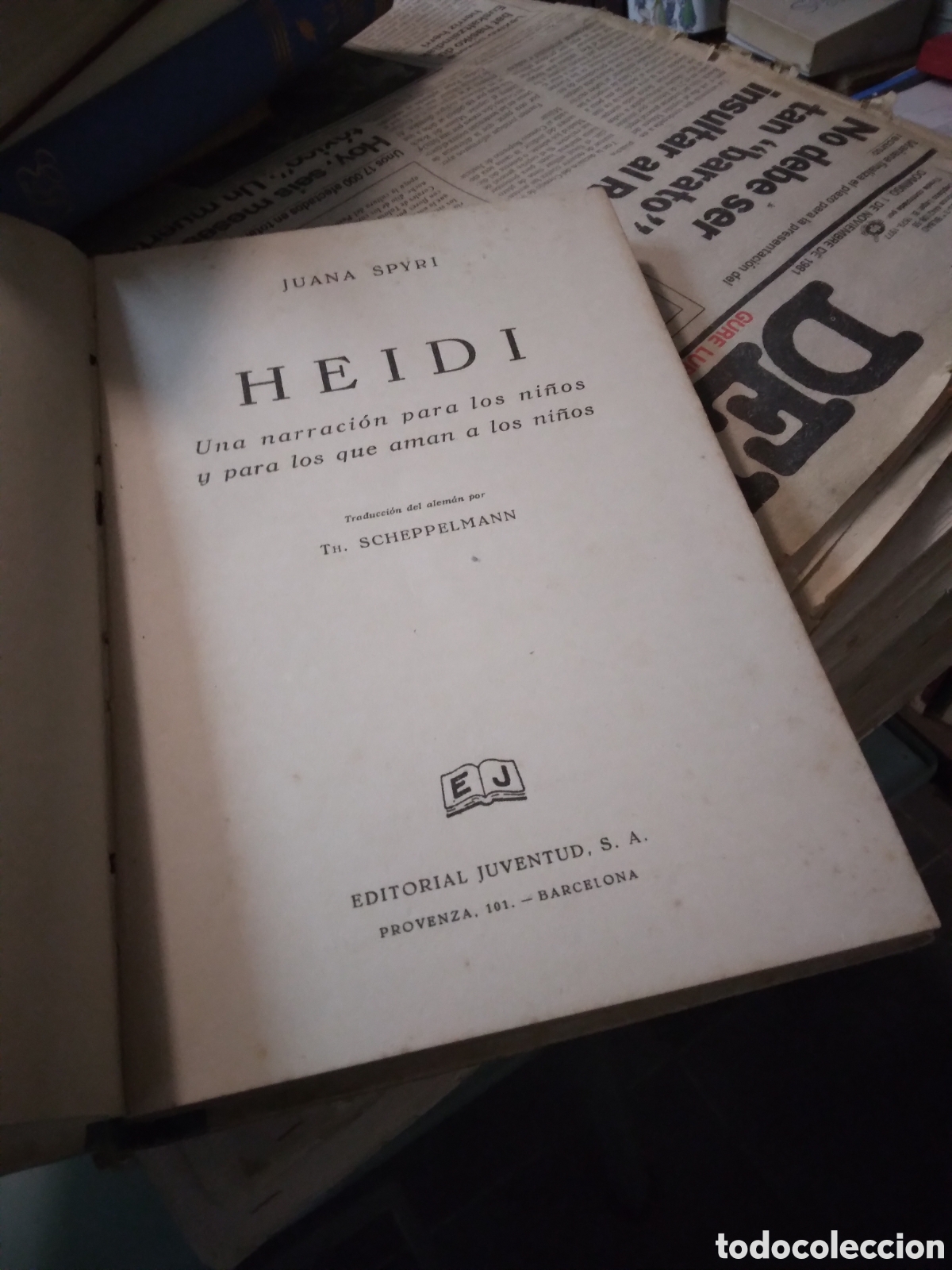 Libros: Juana Spyri, Heidi,Juventud - Foto 2
