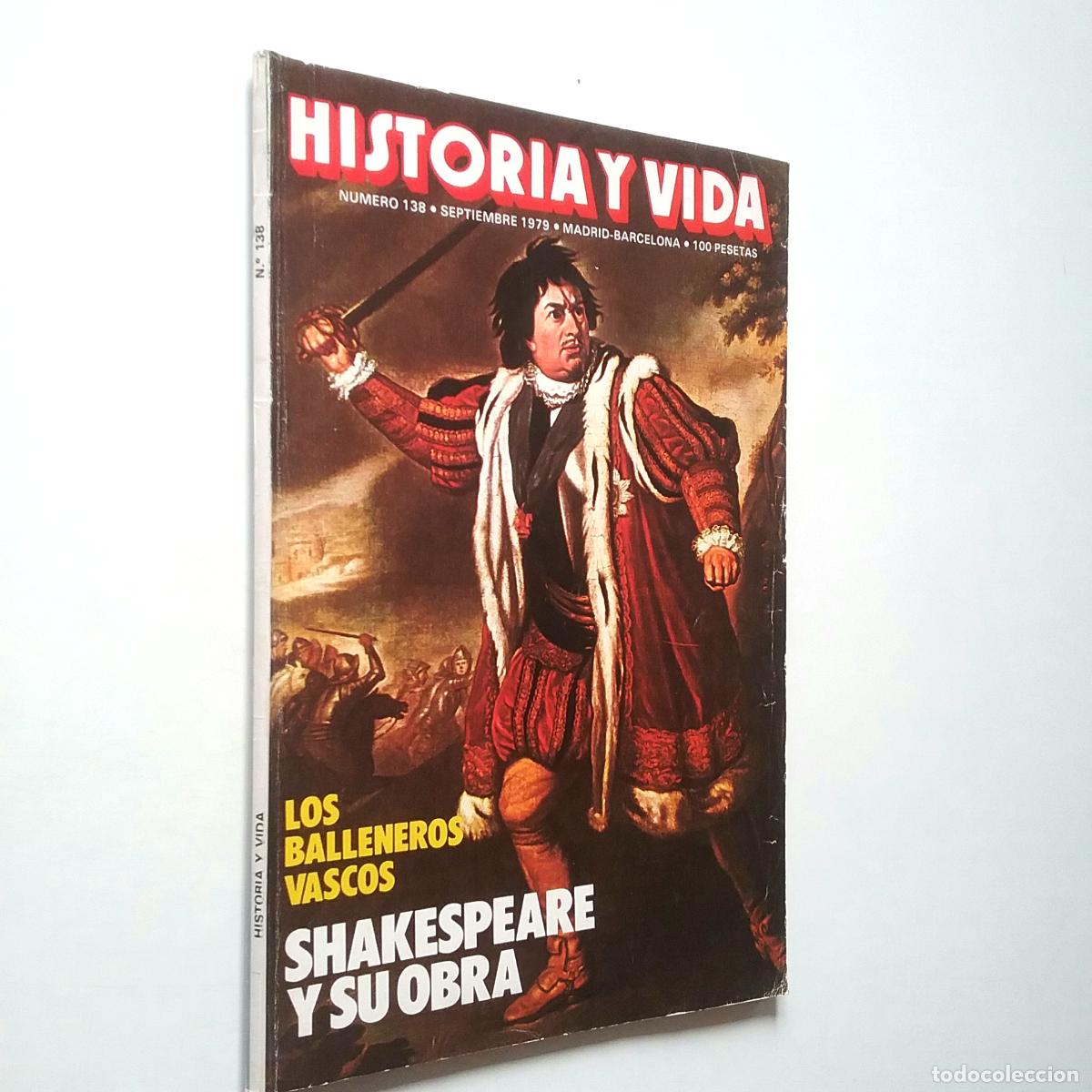 Libros: VV. AA. - Shakespeare y su obra (Historia y Vida, n&ordm; 138. Septiembre 1979)