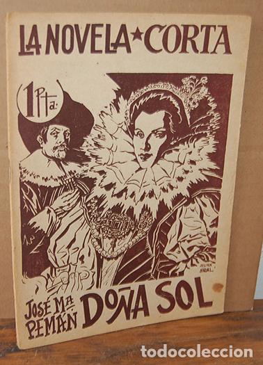 Libros: [La Novela Corta, n&ordm; 19]. DO&Ntilde;A SOL - JOS&Eacute; MAR&Iacute;A PEM&Aacute;N - Foto 2