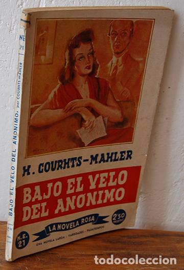 Libros: BAJO EL VELO DEL AN&Oacute;NIMO - H. COURHTS - MAHLER - Foto 1
