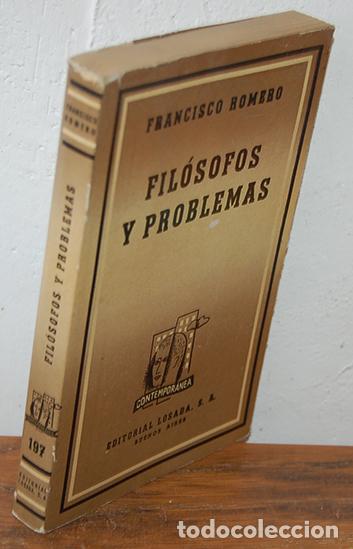 Libros: FIL&Oacute;SOFOS Y PROBLEMAS - FRANCISCO ROMERO - Foto 1