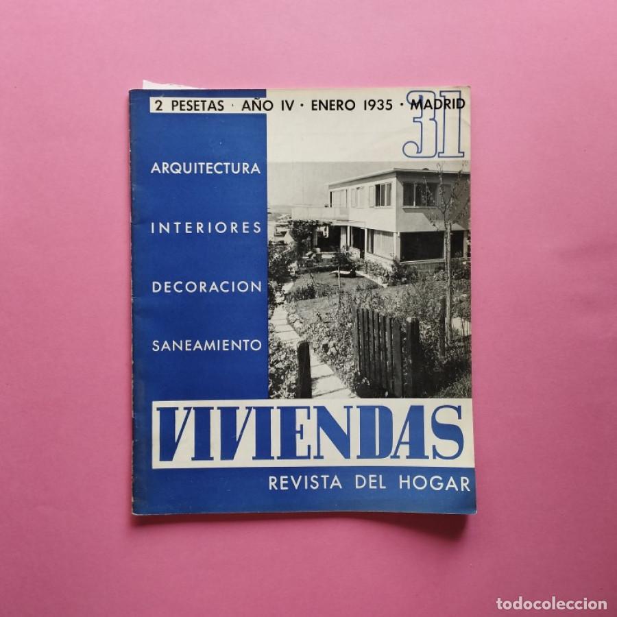 Libros: Viviendas. Revista del Hogar. 31. Publicaci&oacute;n Mensual. enero 1935. - Mariano Rawicz (Confeccionador