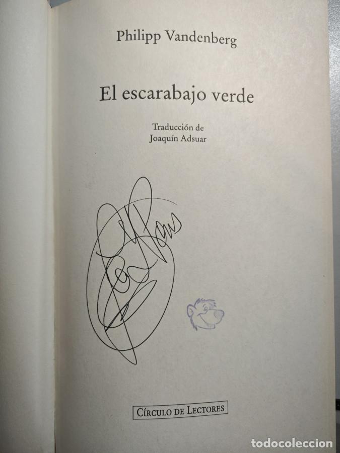 Libros: El escarabajo verde. - Vandenberg, Philipp. TDK854 - Foto 1