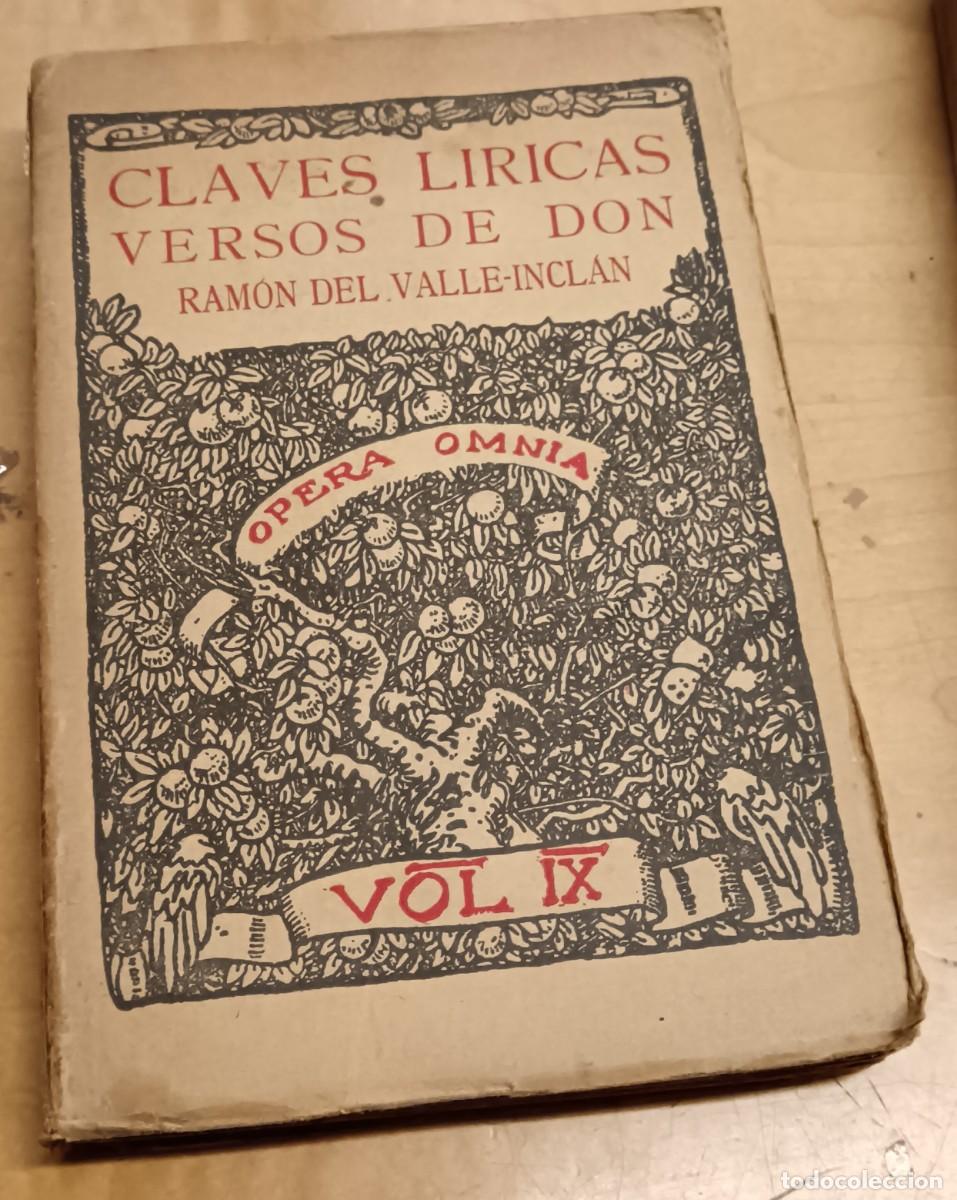 Libros: Claves l&iacute;ricas. Versos - VALLE-INCL&Aacute;N, RAM&Oacute;N DEL - Foto 1