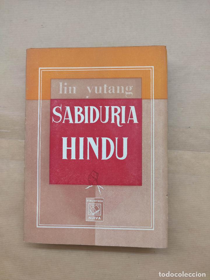 Libros: SABIDURIA HINDU - Lin Yutang - Foto 1
