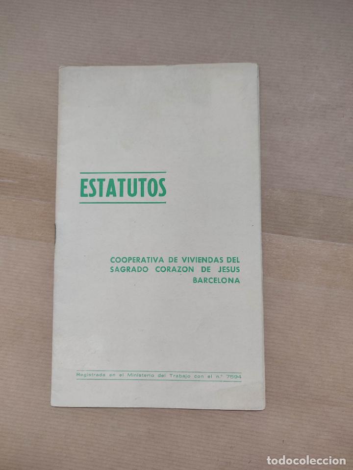 Libros: ESTATUTOS DE LA COOPERATIVA DE VIVIENDAD DEL SAGRADO CORAZ&Oacute;N DE JES&Uacute;S DE BARCELONA