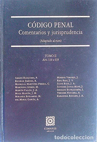Libros: C&oacute;digo Penal (adaptado al euro) II - vvaa - Foto 1