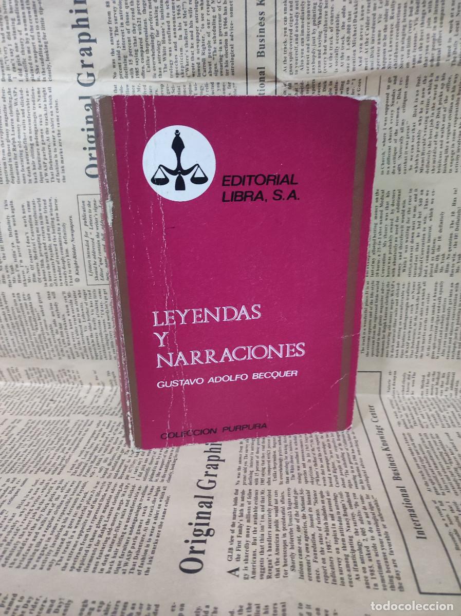 Libros: LEYENDAS Y NARRACIONES GUSTAVO ADOLFO BECQUER - Foto 1