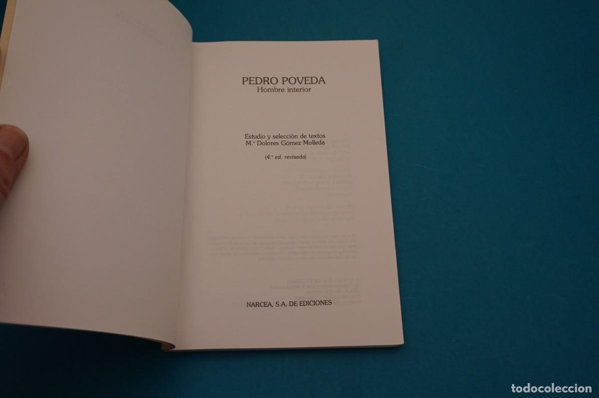 Libros: 3C/ PEDRO POVEDA - HOMBRE INTERIOR / NARCEA - Foto 2
