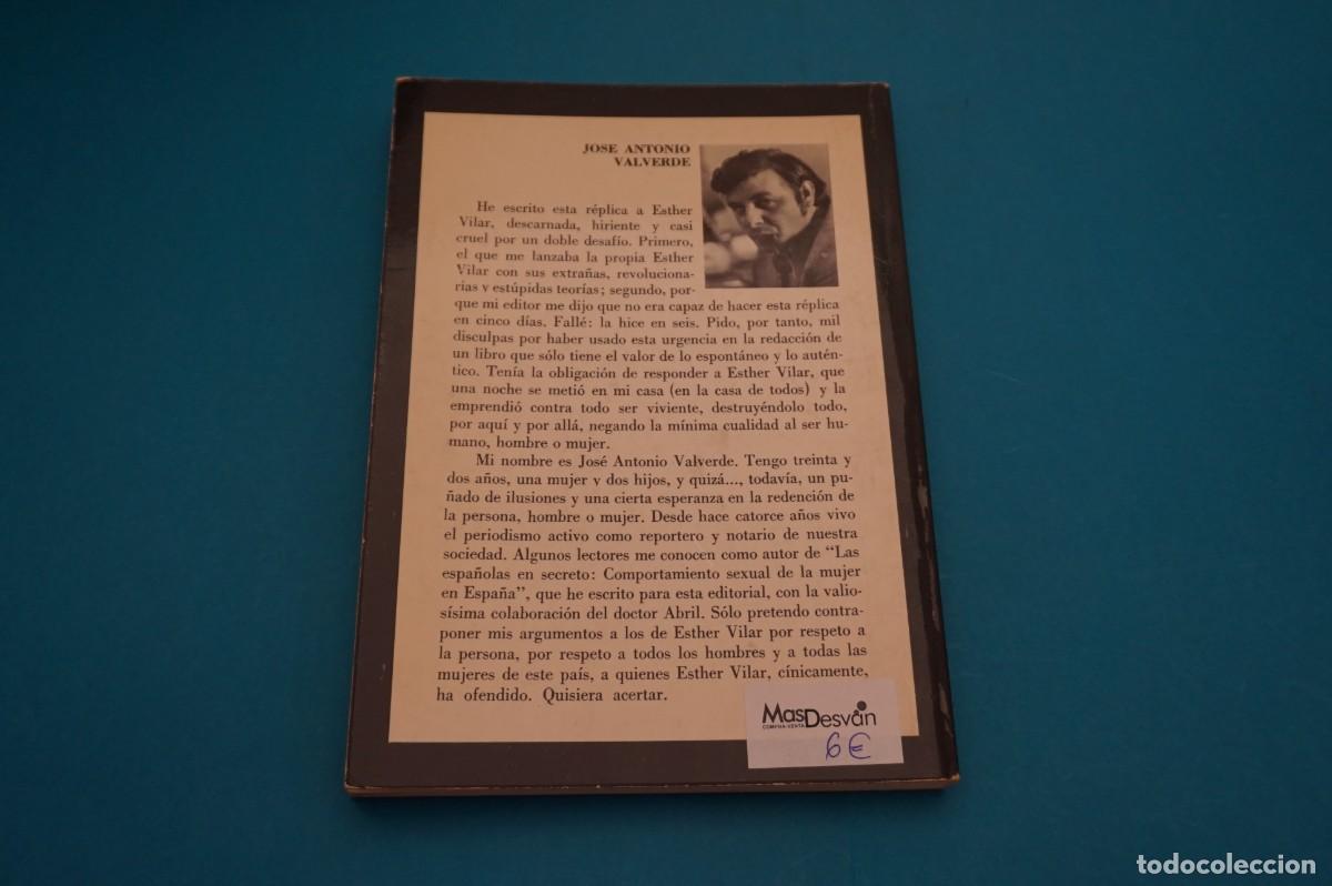 Libros: 3C/ EL VARON DOMADO, REPLICA - JOSE ANTONIO VALVERDE / SEDMAY EDICIONES - Foto 5