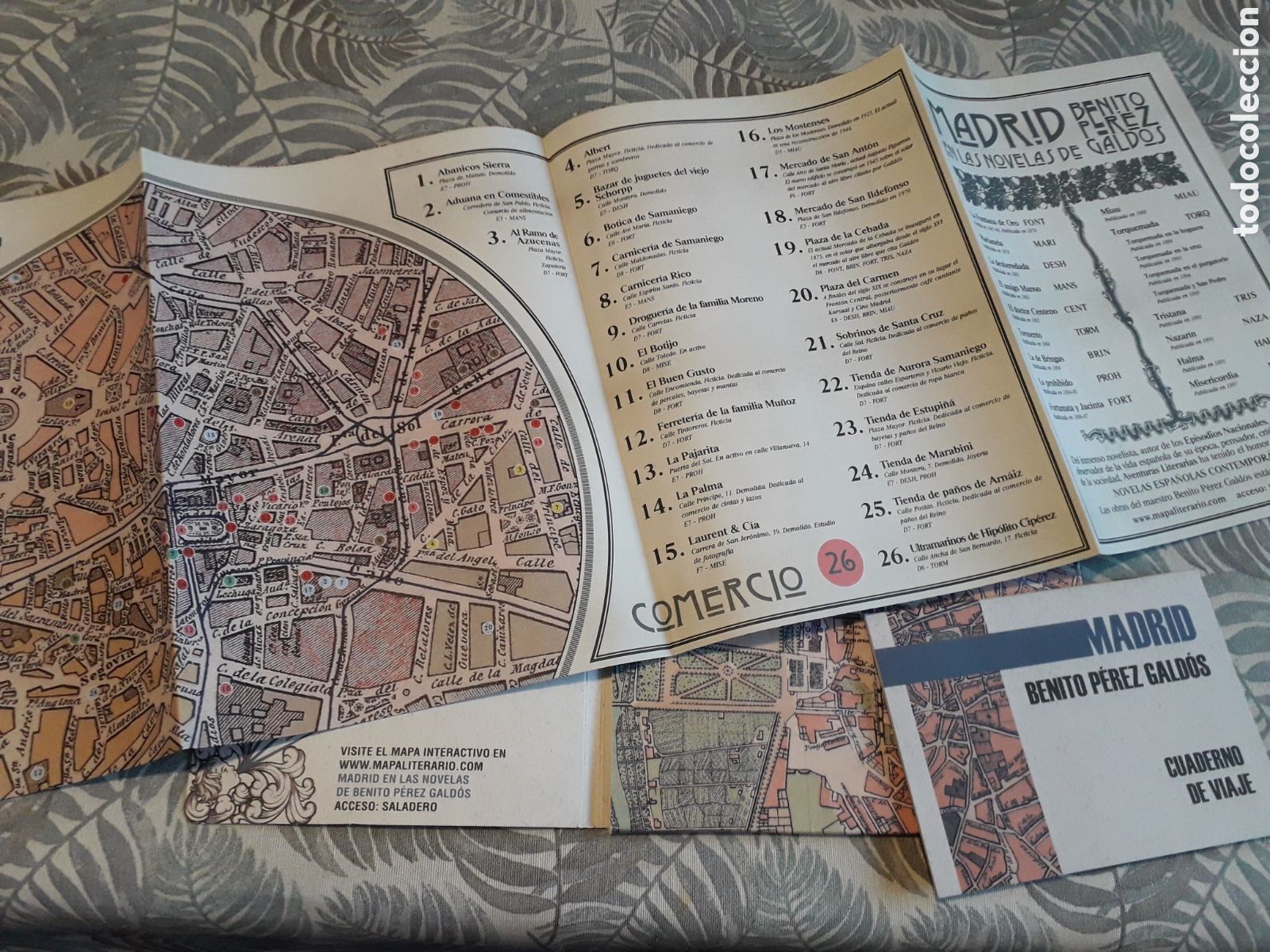 Libros: MAPA LITERARIO,1883, MADRID, BENITO PEREZ GALD&Oacute;S, - Foto 3