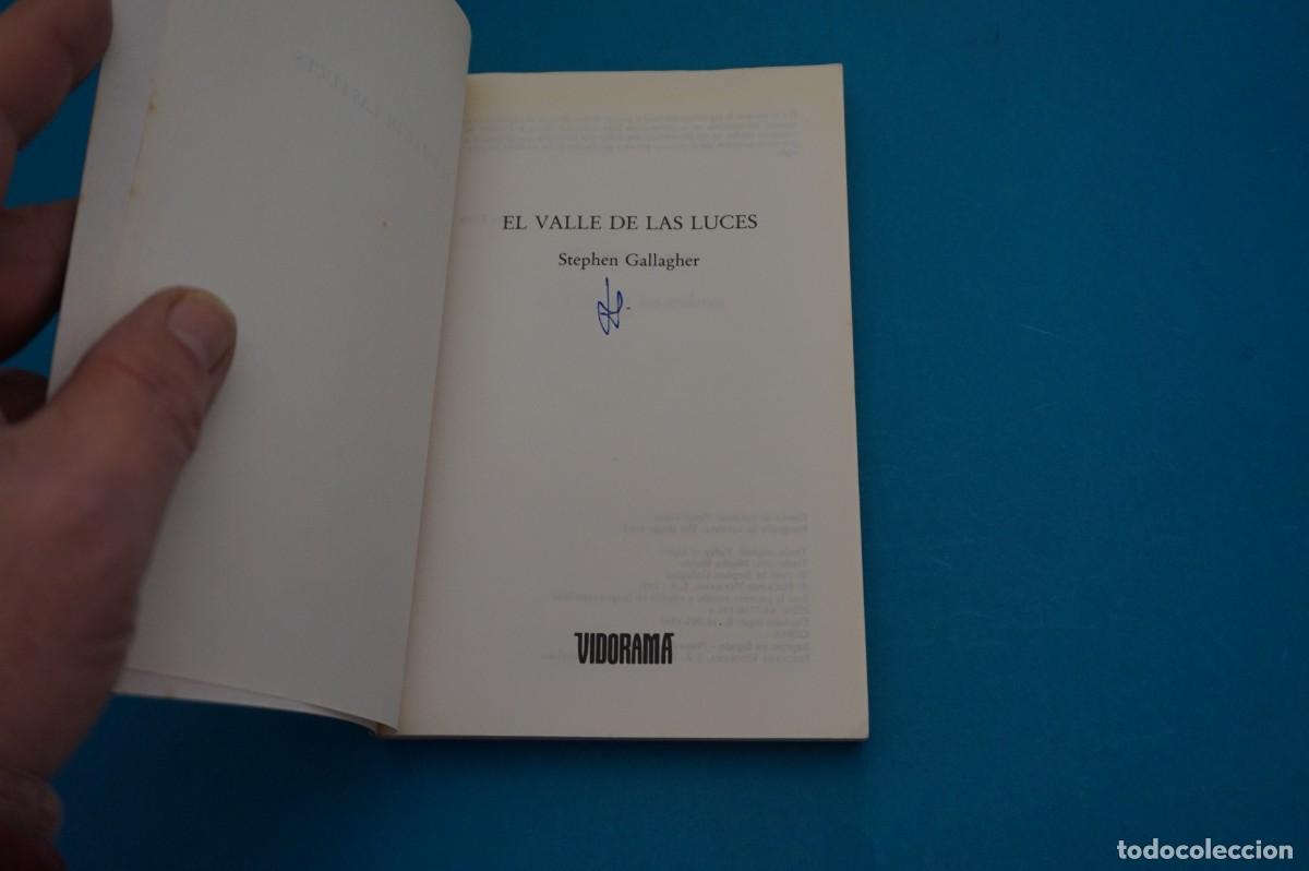 Libros: 2B/ EL VALLE DE LAS LUCES - STEPHEN GALLAGHER / VIDORAMA - Foto 2