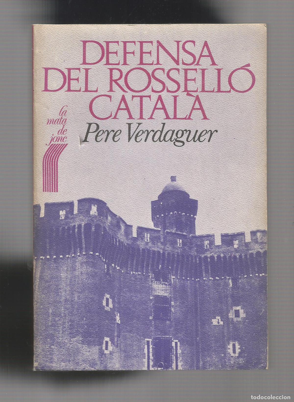 Libros: Defensa del Rosell&oacute; catal&agrave;. - VERDAGUER, Pere: - Foto 1