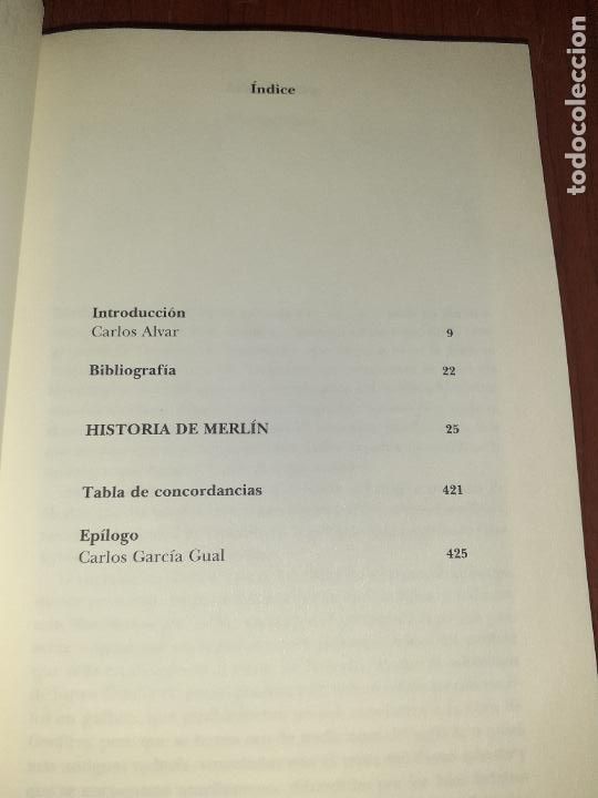 Libros: HISTORIA DE MERLIN � PSICOLOGIA TRANSPERSONAL - ANONIMO - Foto 3