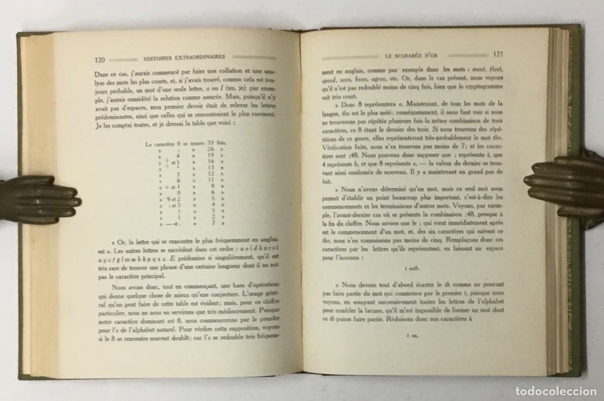 Libros: HISTOIRES EXTRAORDINAIRES. - PO&Euml;, Edgar. - Foto 5
