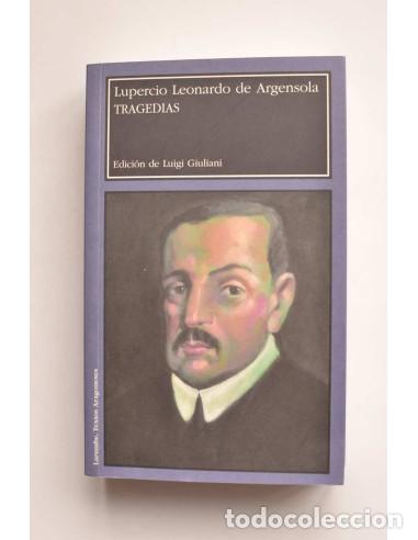 Libros: Lupercio Leonardo de Argensola. Tragedias - ARGENSOLA, Lupercio Leonardo de - Foto 1