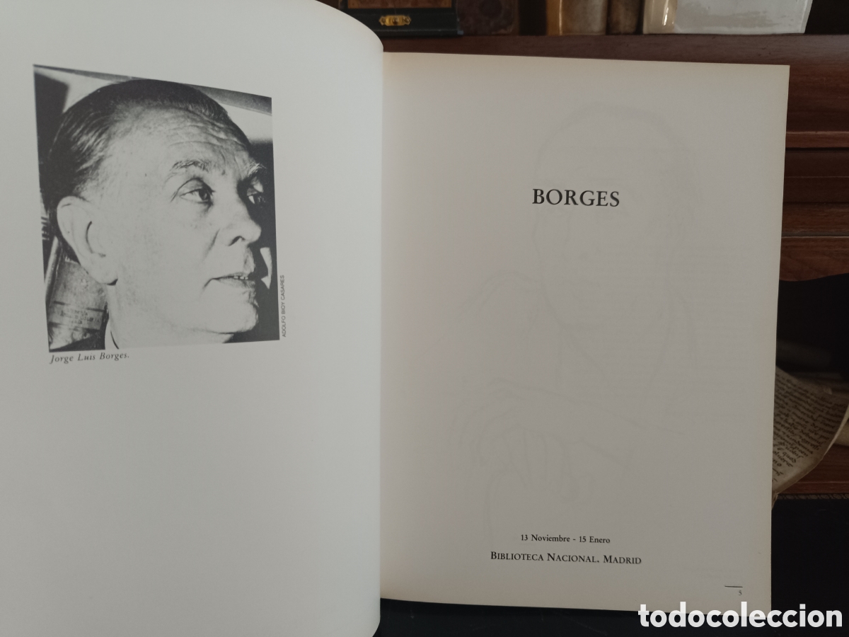 Libros: BORGES. CAT&Aacute;LOGO DE LA EXPOSICI&Oacute;N EN LA BIBLIOTECA NACIONAL, 1986. - Foto 2