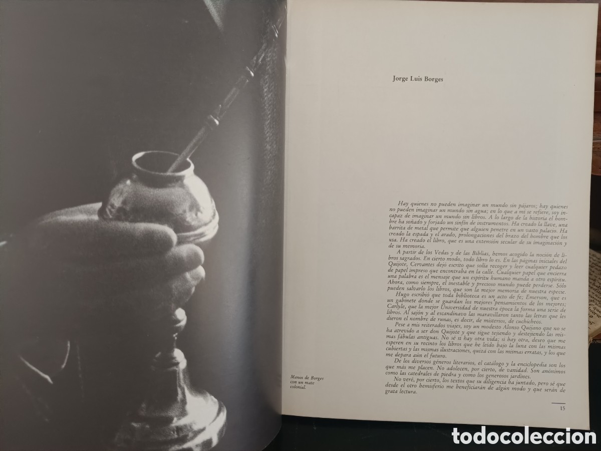 Libros: BORGES. CAT&Aacute;LOGO DE LA EXPOSICI&Oacute;N EN LA BIBLIOTECA NACIONAL, 1986. - Foto 3