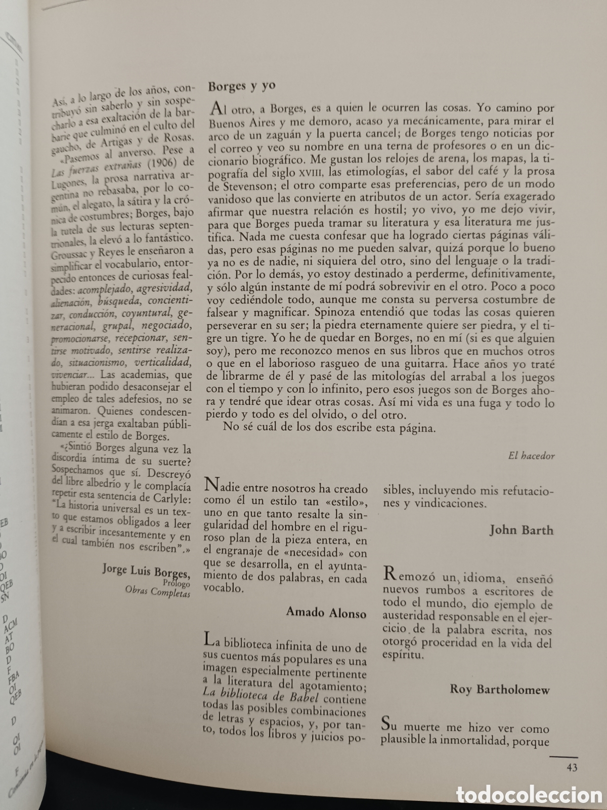 Libros: BORGES. CAT&Aacute;LOGO DE LA EXPOSICI&Oacute;N EN LA BIBLIOTECA NACIONAL, 1986. - Foto 4