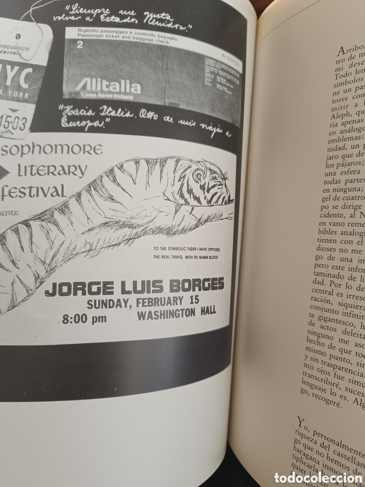 Libros: BORGES. CAT&Aacute;LOGO DE LA EXPOSICI&Oacute;N EN LA BIBLIOTECA NACIONAL, 1986. - Foto 6