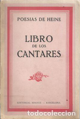 Libros: LIBRO DE LOS CANTARES - HEINE,ENRIQUE - Foto 1
