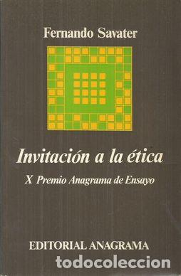 Libros: INVITACI&Oacute;N A LA &Eacute;TICA - SAVATER, FERNANDO - Foto 1