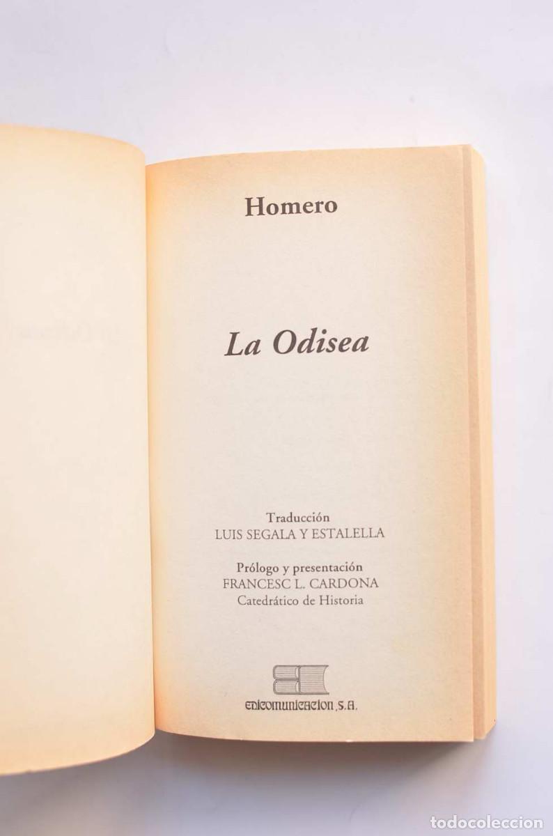 Libros: La Odisea - HOMERO - Foto 2