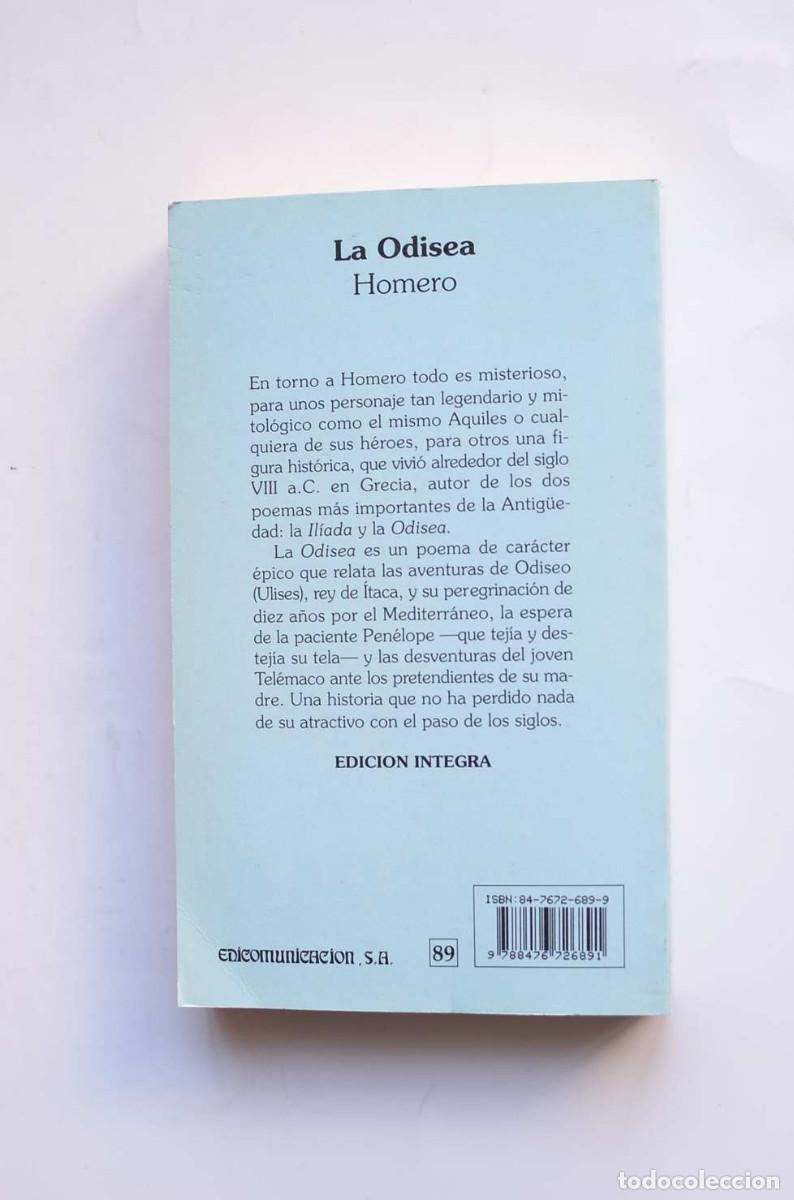 Libros: La Odisea - HOMERO - Foto 3