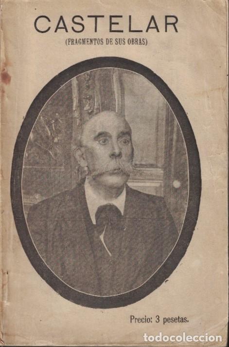 Libros: FRAGMENTOS DE SUS OBRAS. - Castelar. Emilio, - Foto 1