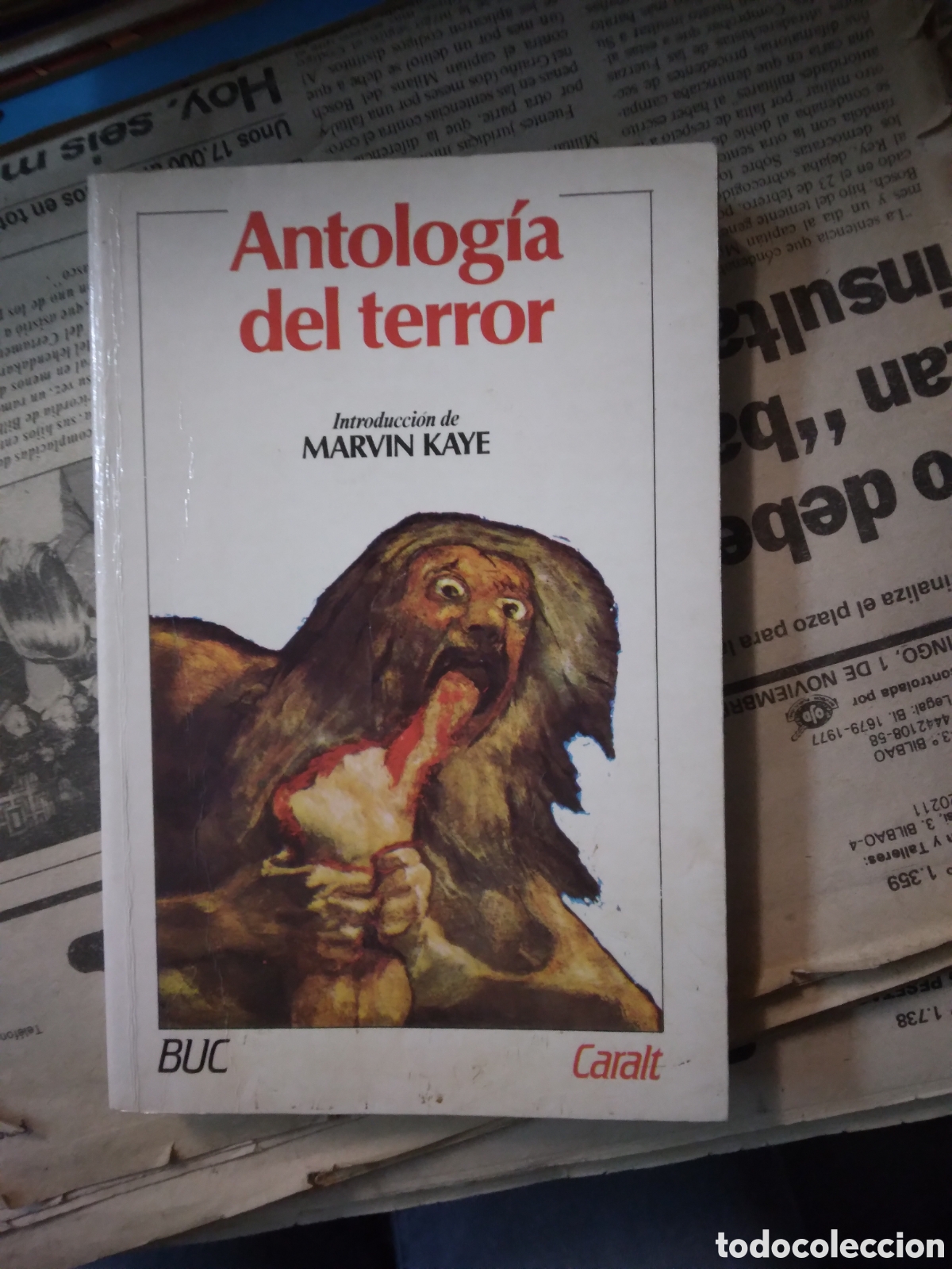 Libros: Martin Kaye, Antolog&iacute;a del terror, Caralt 102 - Foto 1