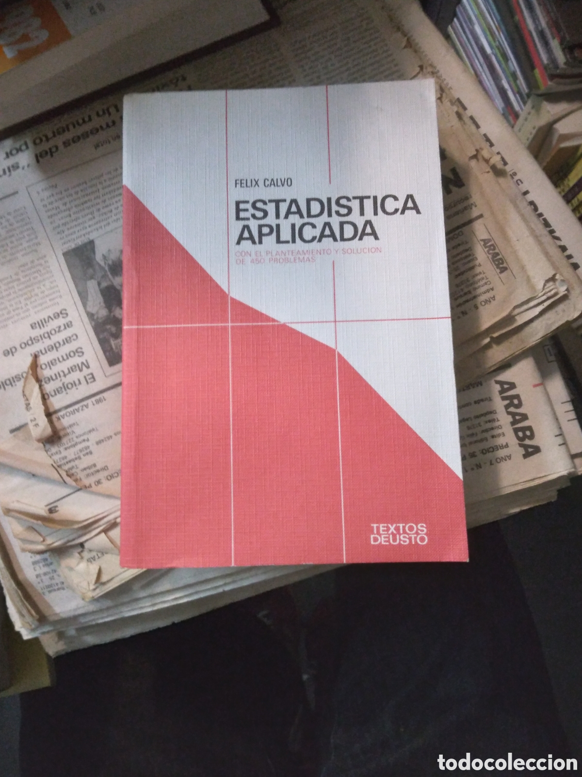 Libros: Felix Calvo, Estad&iacute;stica aplicada, Textos Deusto - Foto 1
