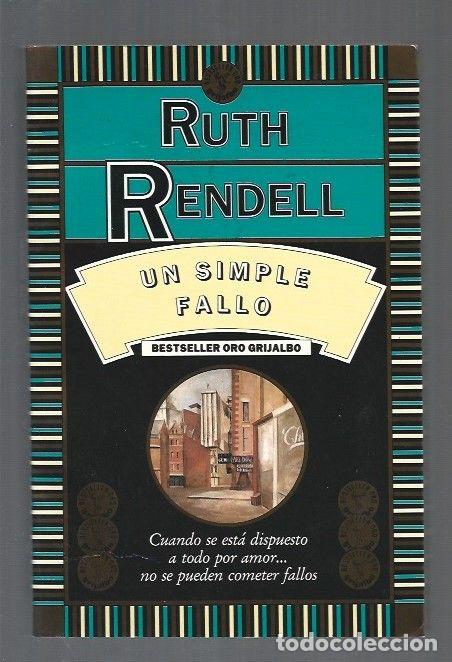 Libros: SIMPLE FALLO - UN - RENDELL, RUTH - Foto 1