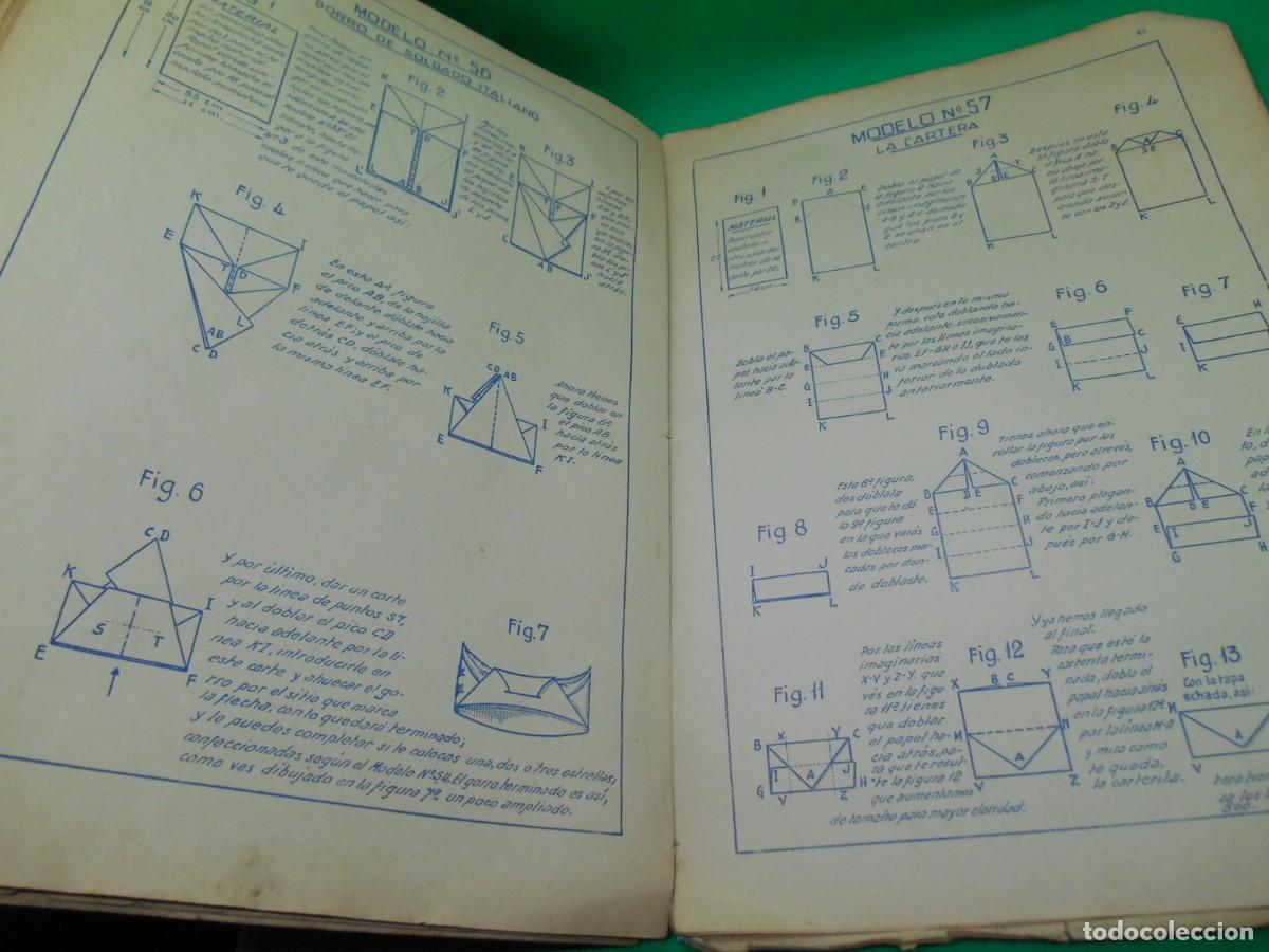 Libros: LIBRO PAPIROFLEXIA. EL MUNDO DE PAPEL 1939. EDICIONES INFANCIA. - Foto 7