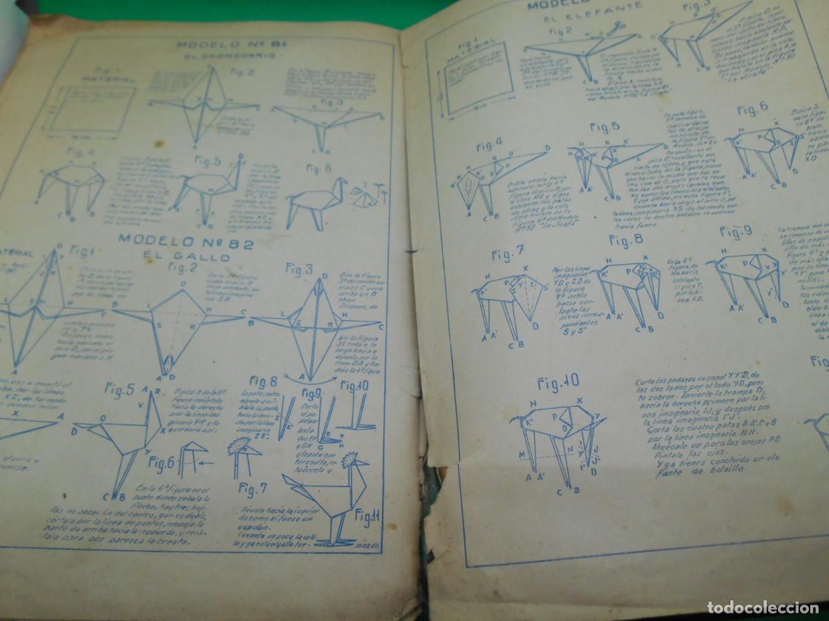 Libros: LIBRO PAPIROFLEXIA. EL MUNDO DE PAPEL 1939. EDICIONES INFANCIA. - Foto 10