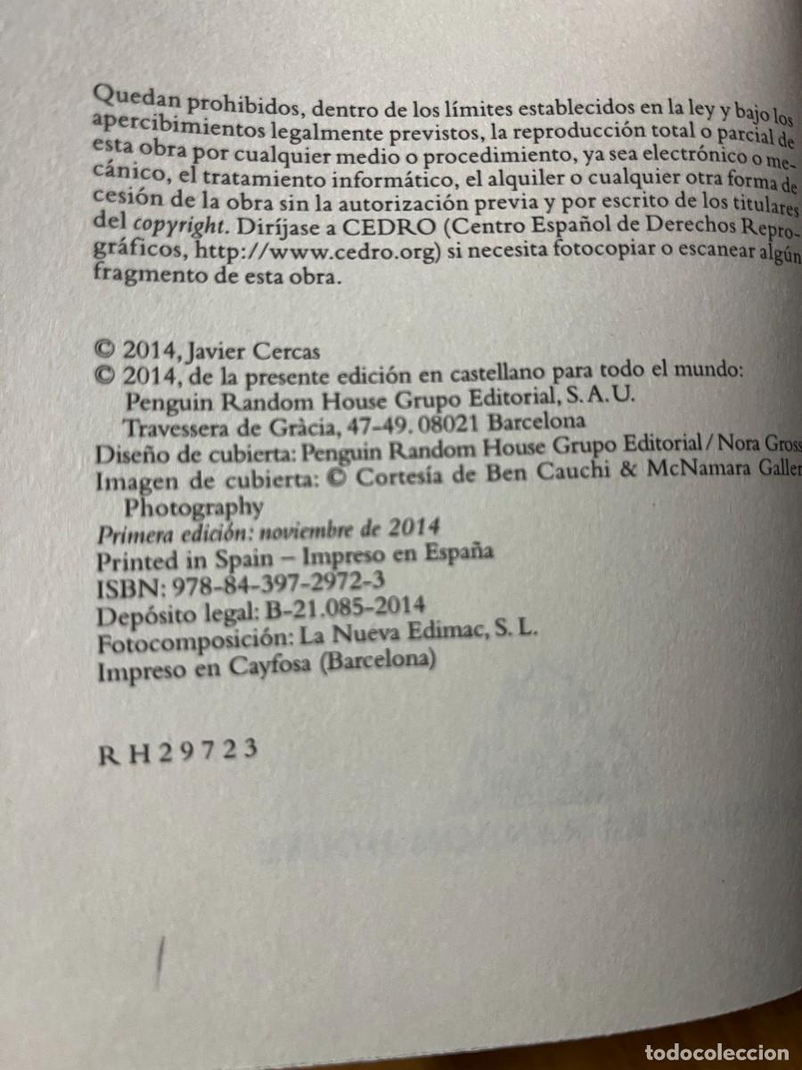 Libros: EL IMPOSTOR - Javier Cercas - 1&ordf; Edici&oacute;n - Foto 3