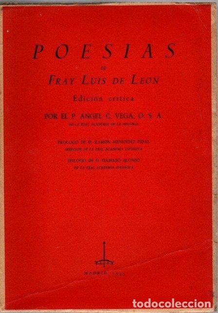 Libros: Poes&iacute;as - Le&oacute;n, Fray Luis de - Foto 1
