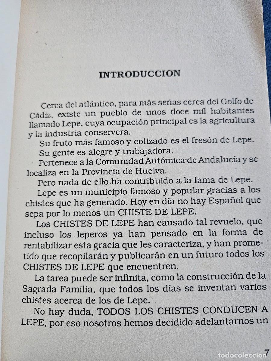 Libros: Humor De Lepe De Javier Tapia Rodr&iacute;guez, De 1989. - Foto 9