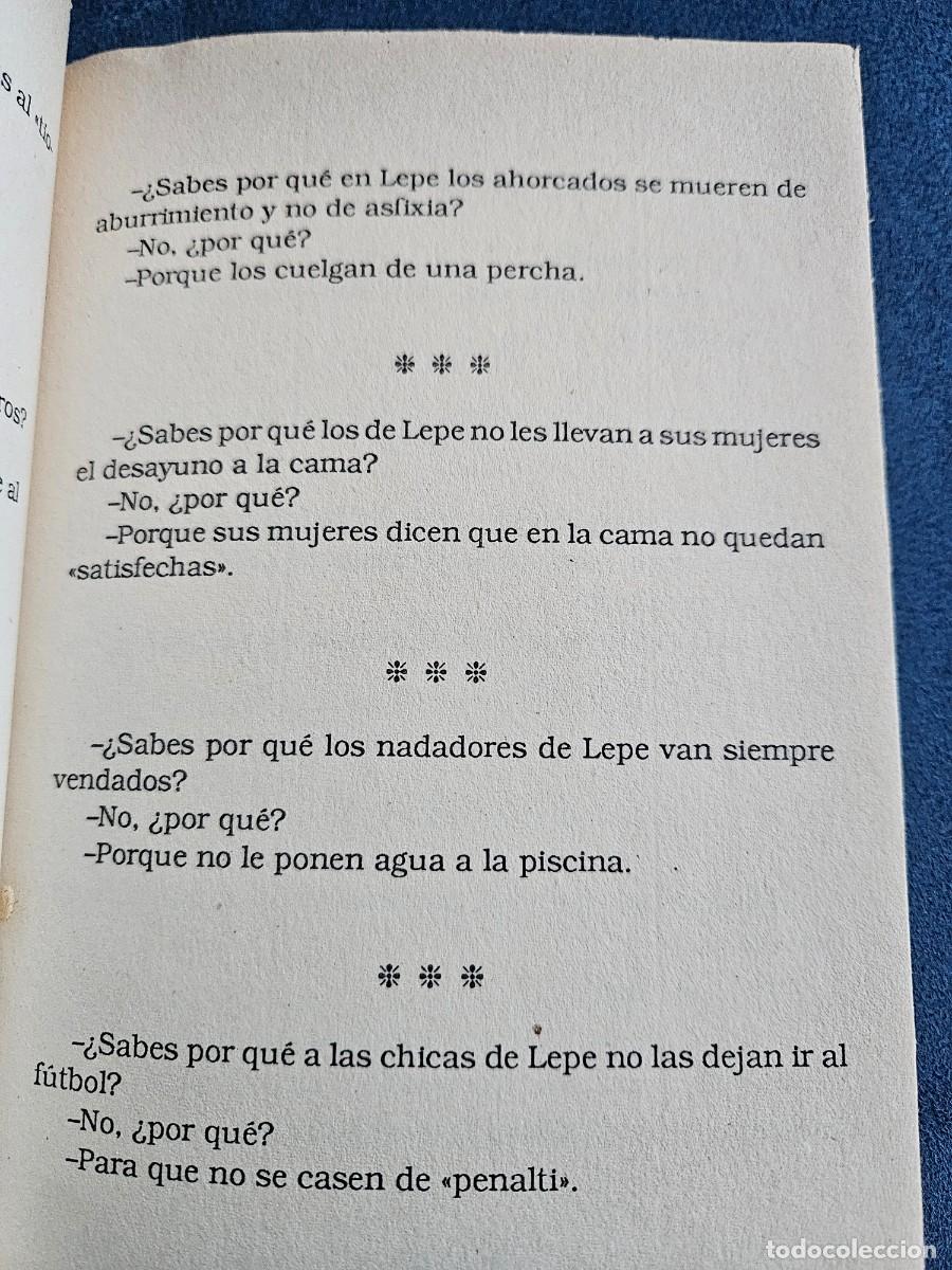 Libros: Humor De Lepe De Javier Tapia Rodr&iacute;guez, De 1989. - Foto 10