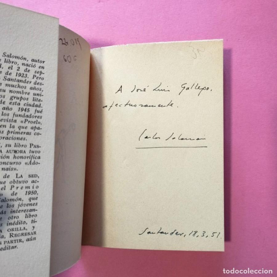 Libros: La Sed. - Salom&oacute;n, Carlos. - Foto 2