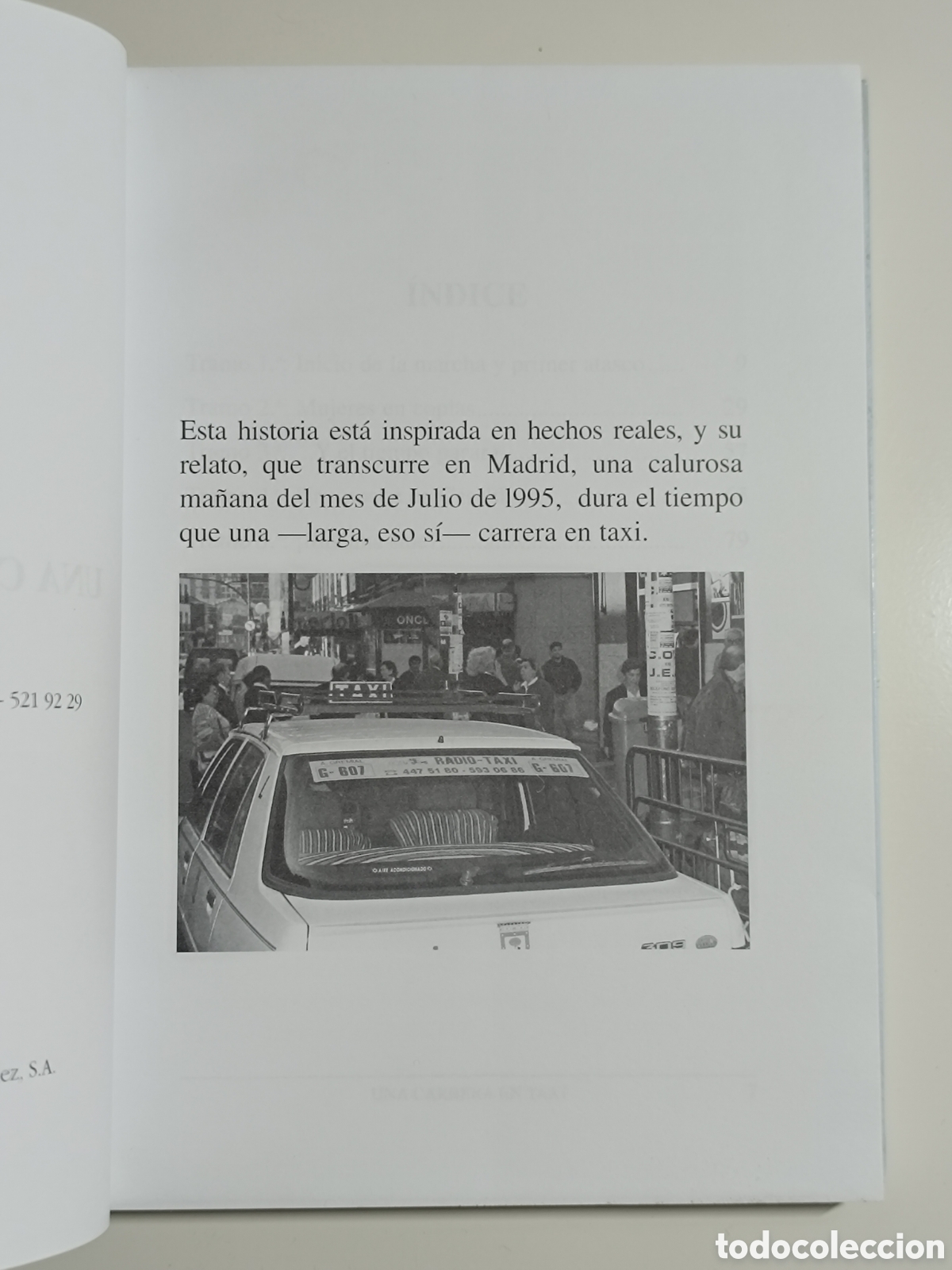 Libros: Una Carrera en Taxi - Daniel Hortas - A.M. Ediciones - 1996 - Foto 4