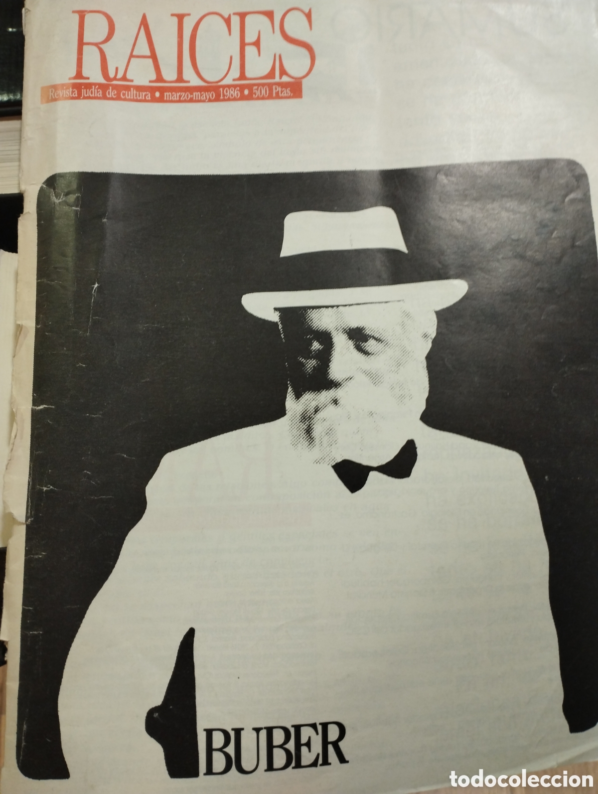 Libros: RAICES REVISTA JUDIA DE CULTURA MARZO MAYO 1986 - VVAA